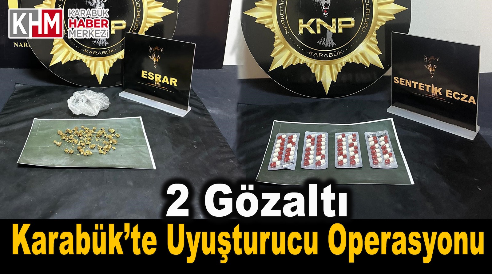 Karabük’te uyuşturucu operasyonu: 2 gözaltı