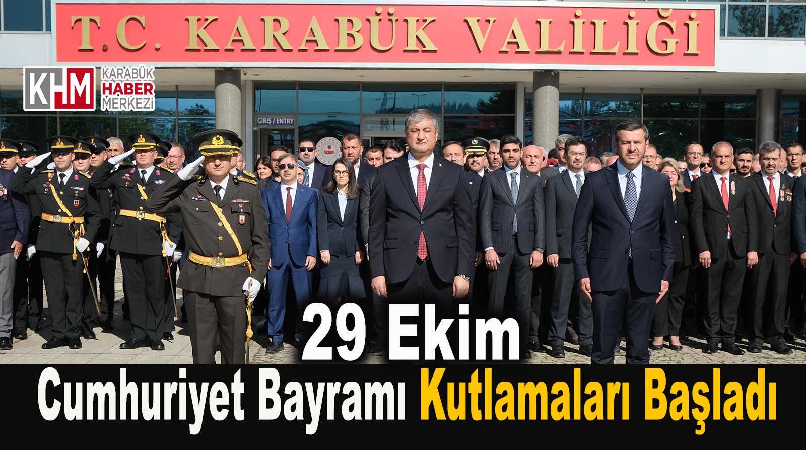 Karabük’te 29 Ekim Cumhuriyet Bayramı Kutlamaları Başladı