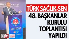 Doğdu, Başkanlar Kurulu Sonuç Bildirgesi’ni açıkladı