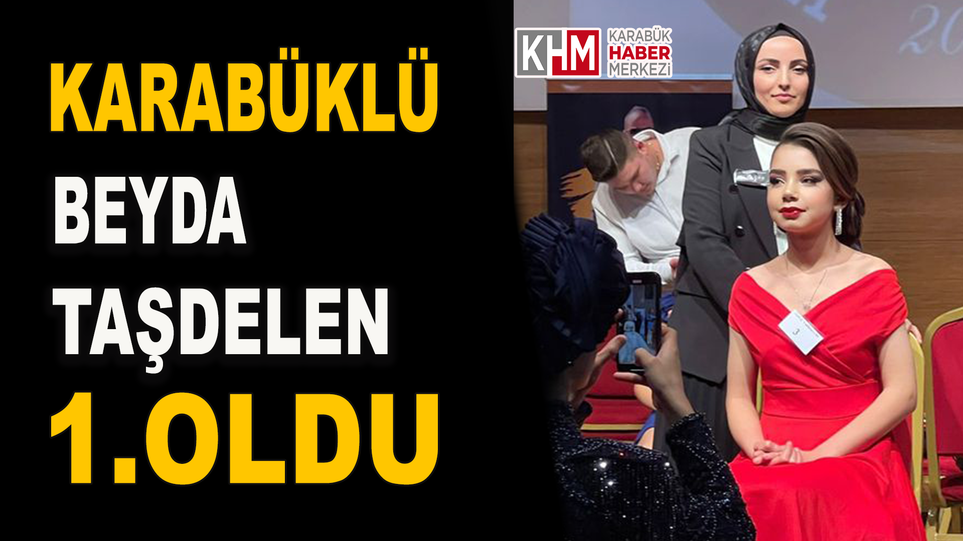 KARABÜKLÜ BEYDA TAŞDELEN 1. OLDU