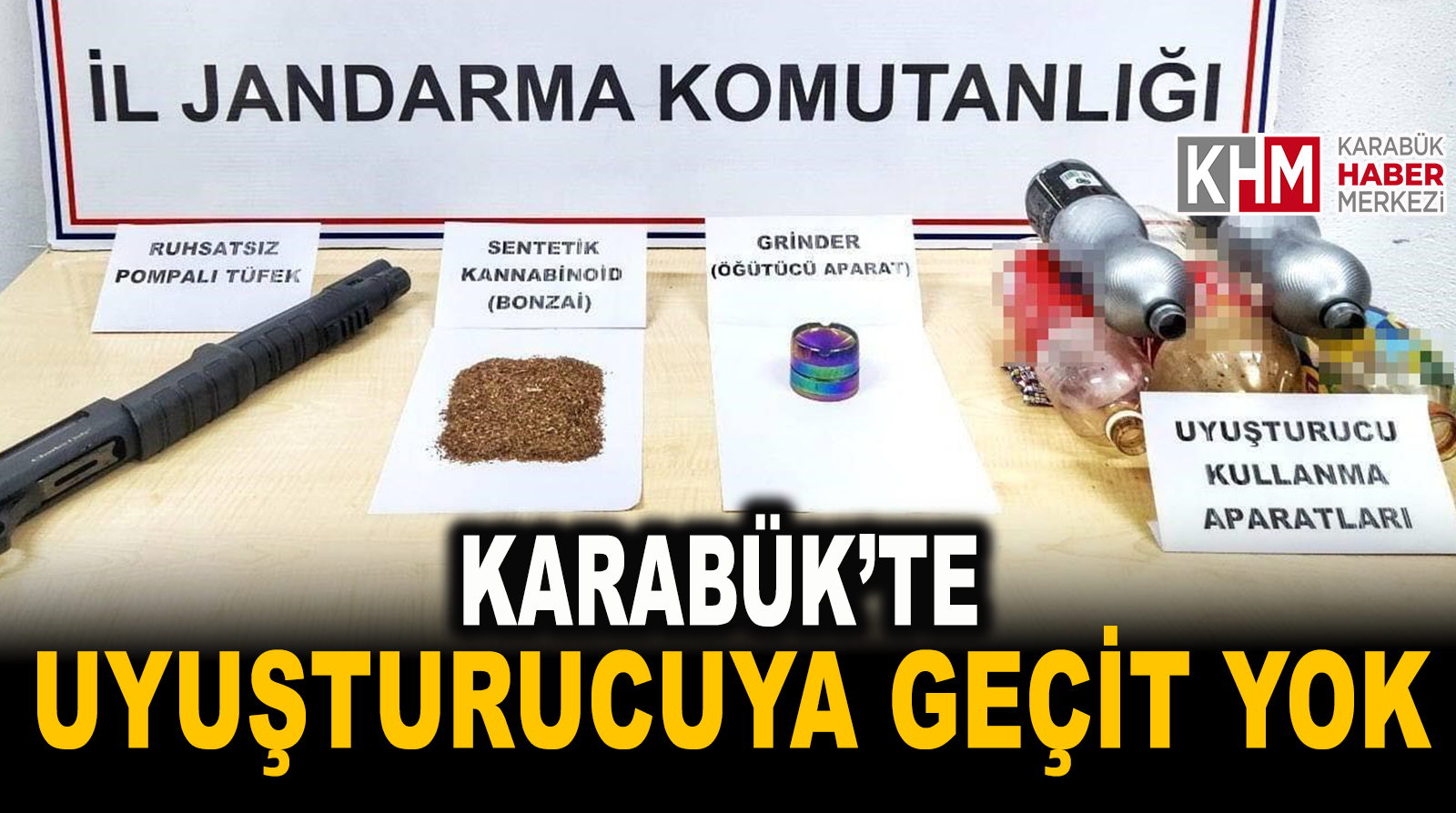 Karabük’te Uyuşturucu Operasyonu