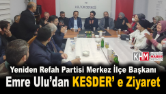 Yeniden Refah Partisi Karabük Merkez İlçe Başkanı Emre Ulu’dan KESDER’e Ziyaret