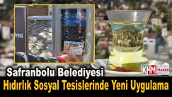 Safranbolu Belediyesi Hıdırlık Sosyal Tesislerinde Yeni Uygulama