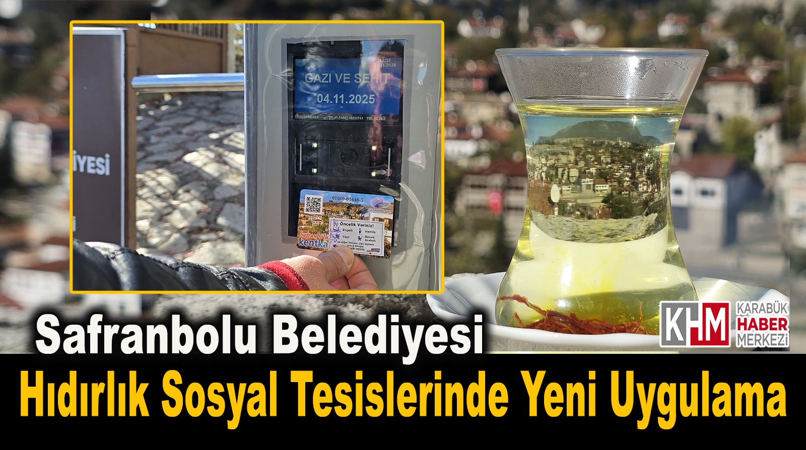 Safranbolu Belediyesi Hıdırlık Sosyal Tesislerinde Yeni Uygulama