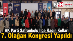 AK Parti Safranbolu İlçe Kadın Kolları 7. Olağan Kongresi