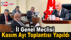 İl Genel Meclisi Kasım ayı toplantısı yapıldı