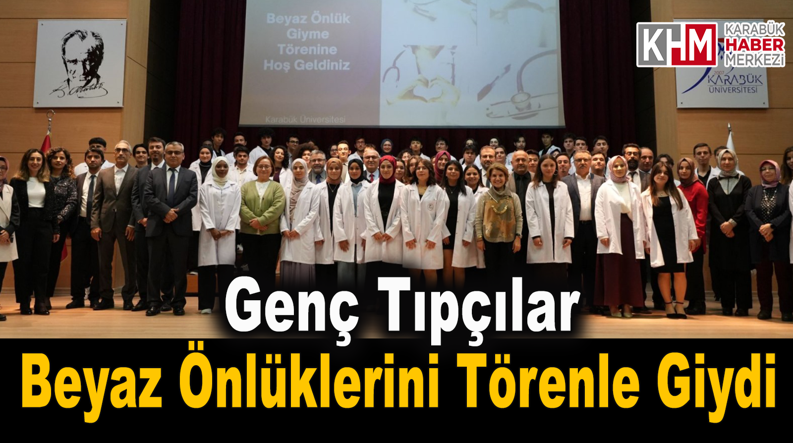 ÖĞRENCİLERE ÖNLÜK GİYME TÖRENİ DÜZENLENDİ