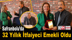 Sevilen İtfaiye Müdürü İçin Veda Yemeği