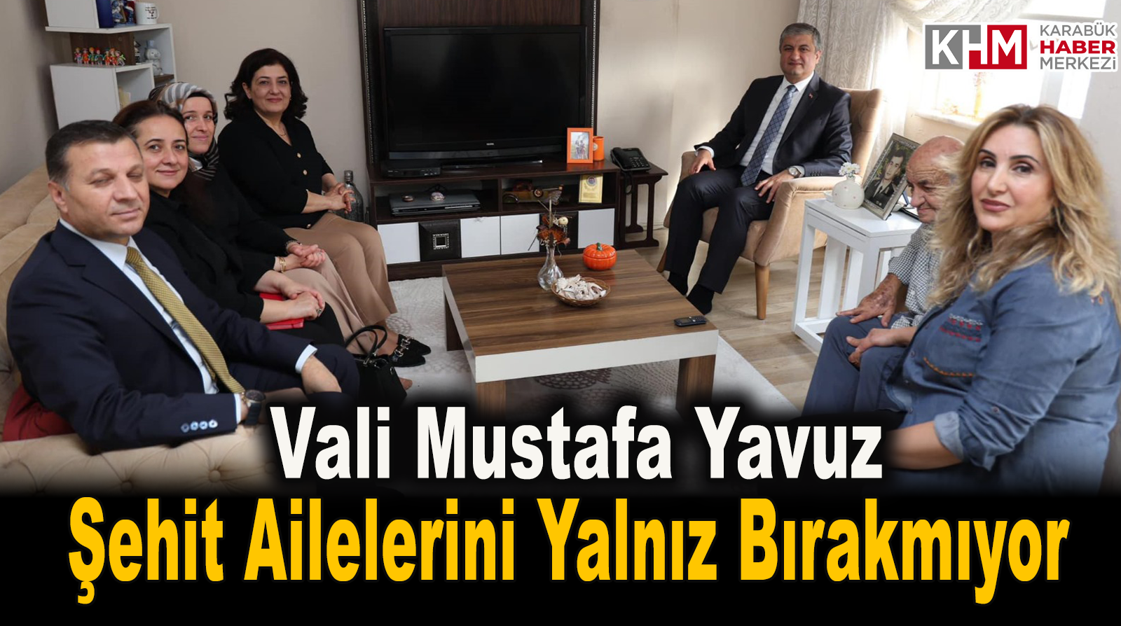 Vali Yavuz ve Eşi Şehit Ailesine Misafir Oldular