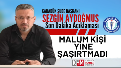 AYDOĞMUŞ’TAN ZEHİR ZEMBEREK AÇIKLAMA