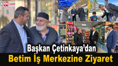 Başka Çetinkaya Beşbinevler Mahallesi Şahin Tepesi Betim İş Merkezini Ziyaret Etti 