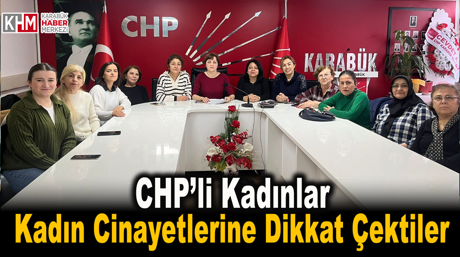 CHP İL KADIN KOLLARINDAN KADINA YÖNELİK ŞİDDETLE MÜCADELE GÜNÜ AÇIKLAMASI