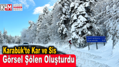 Kar ve Sis Görsel Şölen Oluşturdu