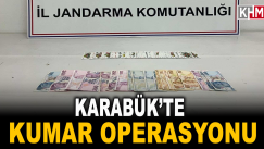 Karabük’te kumar operasyonu