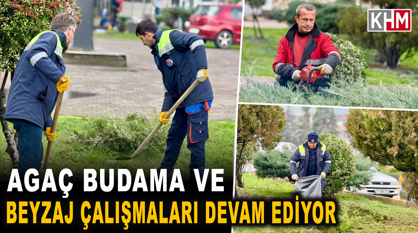 Karabük Belediyesi Ağaç Budama ve Peyzaj Çalışmalarına Devam Ediyor