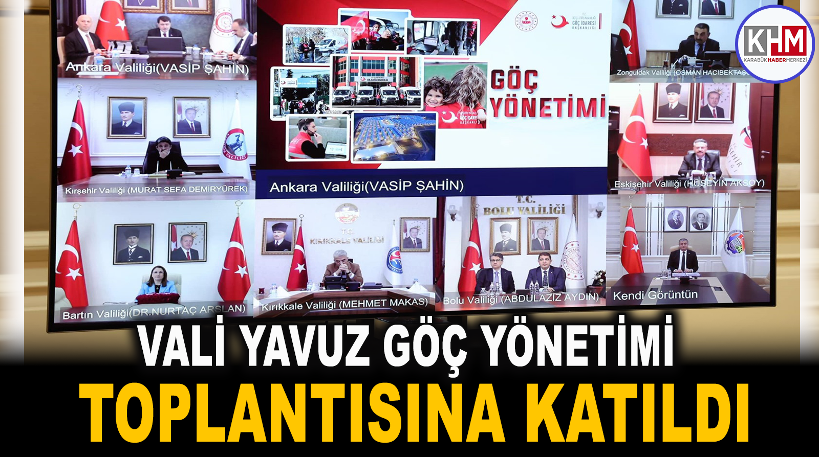 Vali Yavuz Düzensiz Göçle Mücadele Koordinasyon Toplantısına Katıldı.