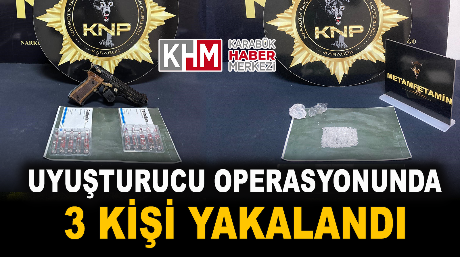 Karabük’te uyuşturucu operasyonlarında 3 kişi yakalandı