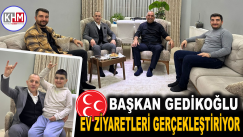 Başkan Gedikoğlu Ev Ziyaretleri Gerçekleştiyor