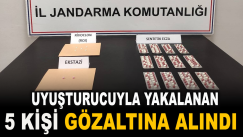 Karabük’te uyuşturucuyla yakalanan 5 şüpheli gözaltına alındı