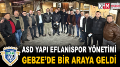 ASD Yapı Eflanispor Yönetim Kurulu, Gebze’de Toplandı