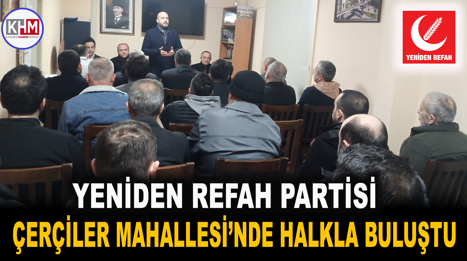 Yeniden Refah Partisi Çerçiler Mahallesi’nde Halkla Buluştu