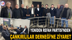 Yeniden Refah Partisi’nden Çankırılılar Derneği’ne Ziyaret