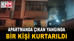 Karabük’te apartmanda korkutan yangın