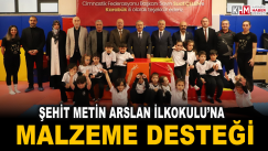 Şehit Metin Arslan İlkokulu’na Malzeme Desteği