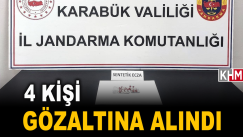 Sentetik ecza hap ile yakalanan 4 kişi gözaltına alındı