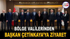 Bölge Valilerinden Belediye Başkanı Özkan Çetinkaya’ya Ziyaret