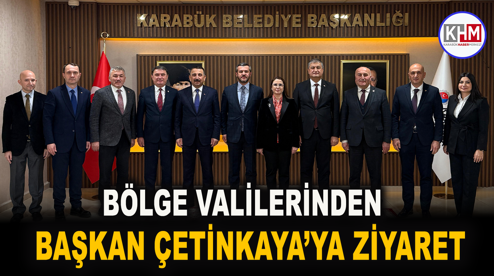 Bölge Valilerinden Belediye Başkanı Özkan Çetinkaya’ya Ziyaret