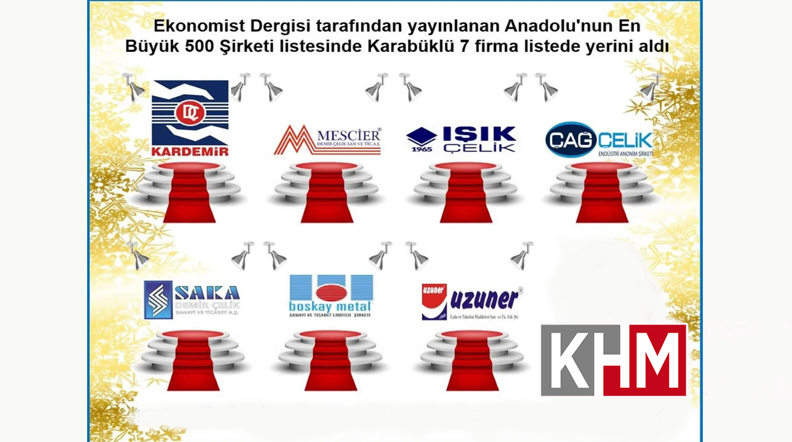 Karabük’ten 7 Firma Listede Yer aldı