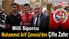 Milli Sporcu Muhammet Arif Çenesiz’den Çifte Zafer