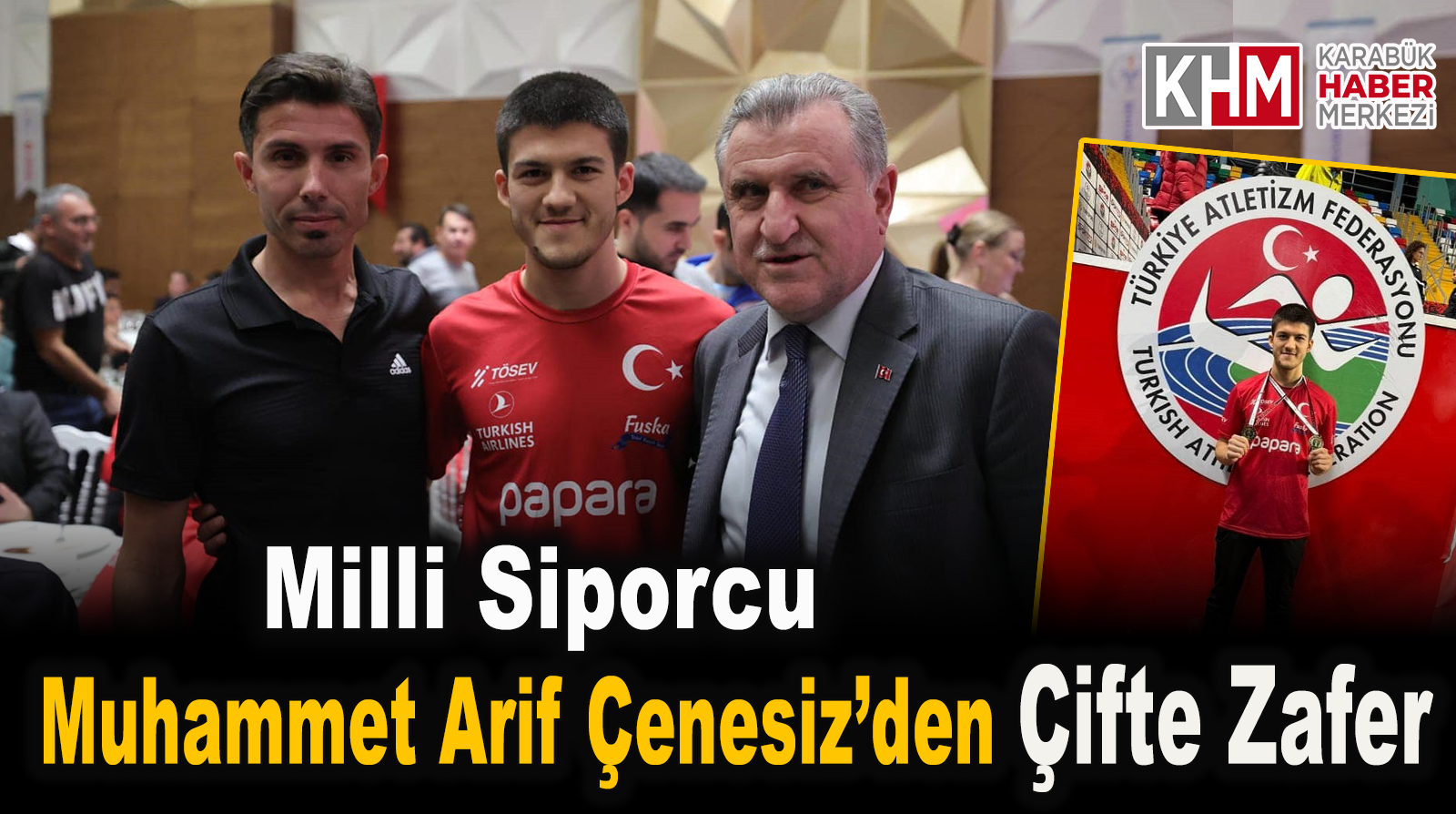 Milli Sporcu Muhammet Arif Çenesiz’den Çifte Zafer