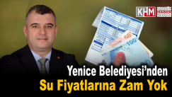 Yenice Belediyesi’nden su fiyatlarına zam yok