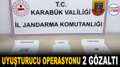 Karabük’te uyuşturucu operasyonu: 2 gözaltı