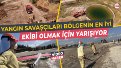 Yangın savaşçıları bölgenin en iyi ekibi olmak için yarışıyor