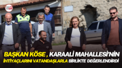 Başkan Köse, Karaali Mahallesi’nin ihtiyaçlarını vatandaşlarla birlikte değerlendirdi