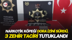 Narkotik köpeği Dora izini sürdü, 3 zehir taciri tutuklandı