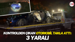 Kontrolden çıkan otomobil takla attı: 3 yaralı