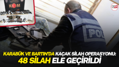 Karabük ve Bartın’da kaçak silah operasyonu: 48 silah ele geçirildi