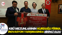 KBÜ mezunlarının kurduğu firma, inovasyon yarışmasında birinci oldu