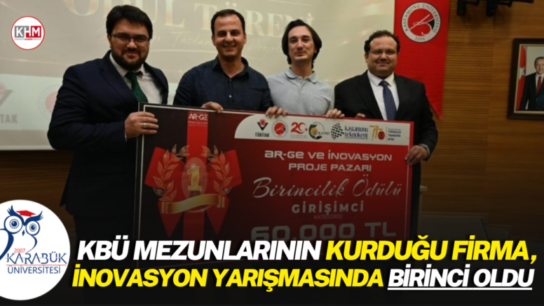 KBÜ mezunlarının kurduğu firma, inovasyon yarışmasında birinci oldu