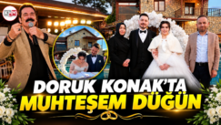 Kader Sarıbulak ve Furkan Gökçekli muhteşem düğünle hayatlarını birleştirdi