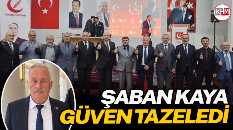 Yeniden Refah Partisi Ovacık İlçe Kongresi Yapıldı