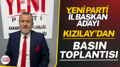 Yeni Parti İl Başkan Adayı Kızılay’dan Basın Toplantısı