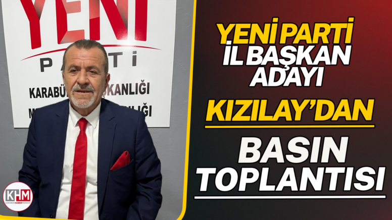 Yeni Parti İl Başkan Adayı Kızılay’dan Basın Toplantısı