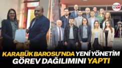 Karabük Barosu’nda yeni yönetim görev dağılımını yaptı