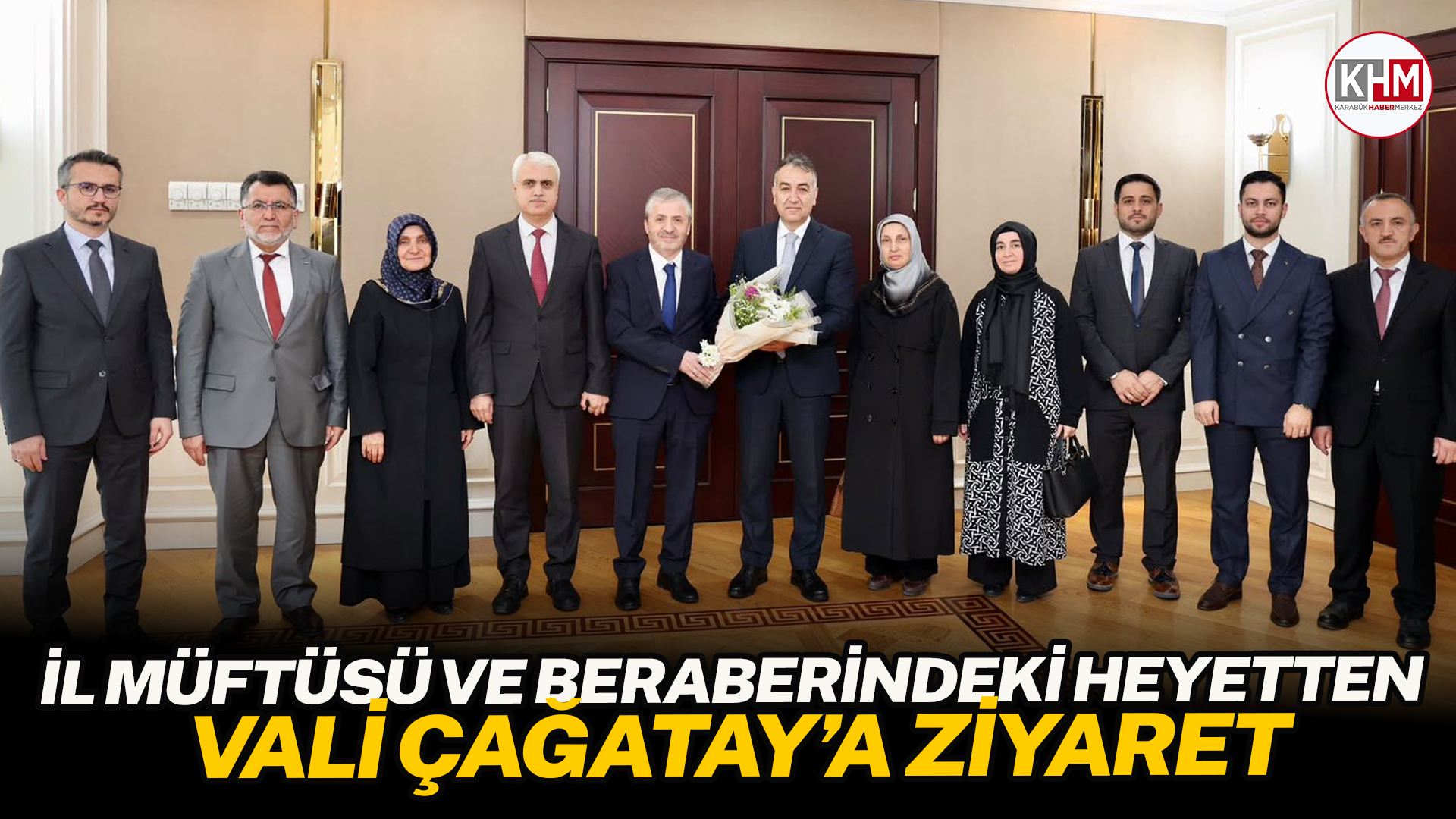 İl Müftüsü ve Beraberindeki Heyetten Vali Çağatay’a Ziyaret