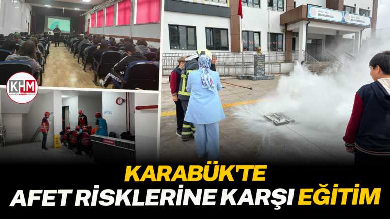 Karabük’te Afet Risklerine Karşı eğitim
